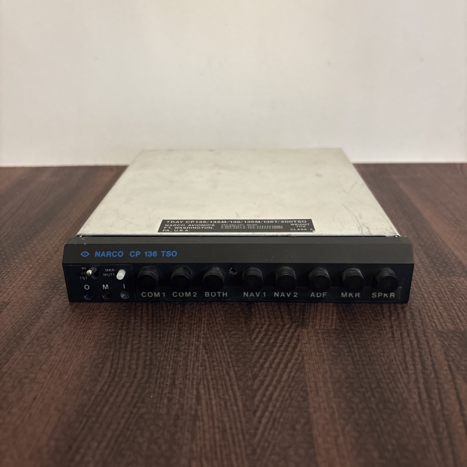 Narco CP 136 Audio Panel -
