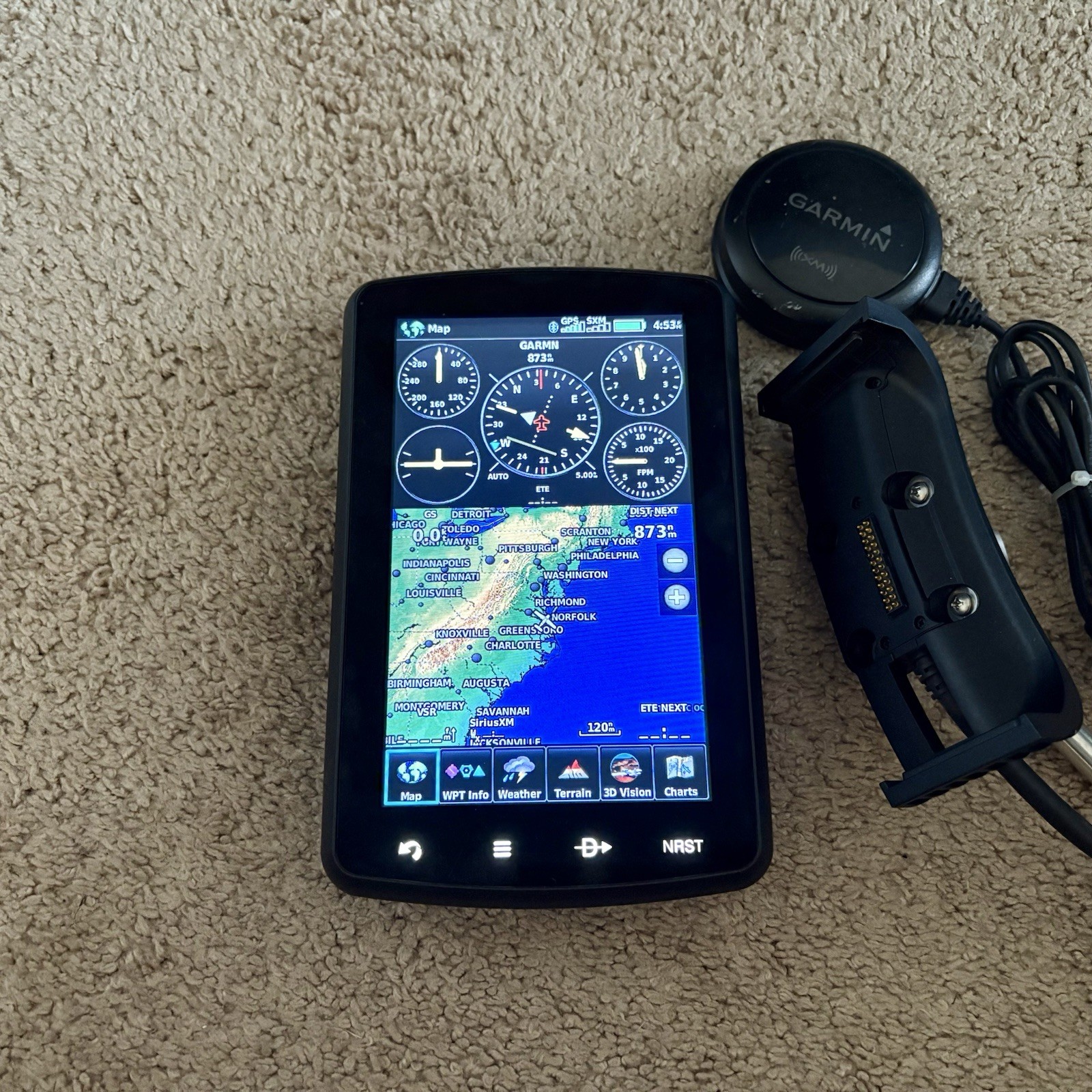 2017 Garmin Aera 796 Touchscreen Aviation GPS