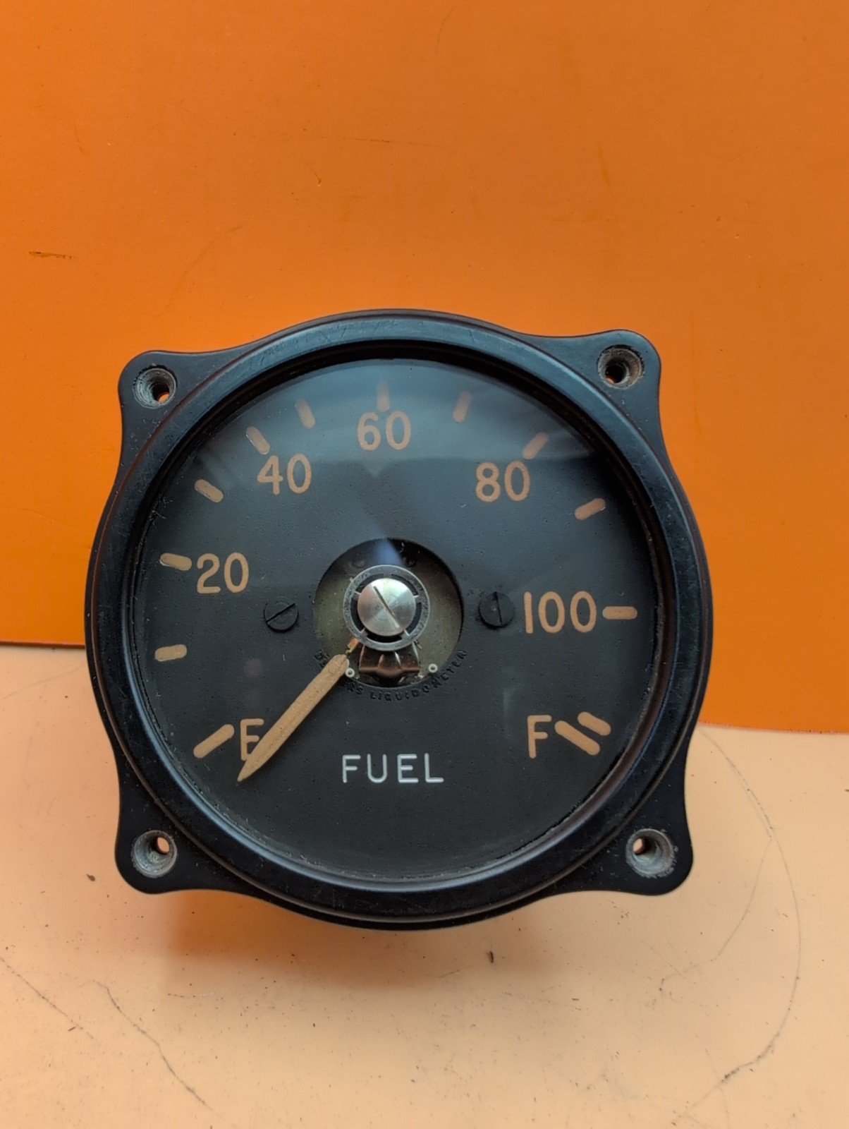 1946 Liquidometer VINTAGE DATE AIRPLANE GAUGE FUEL