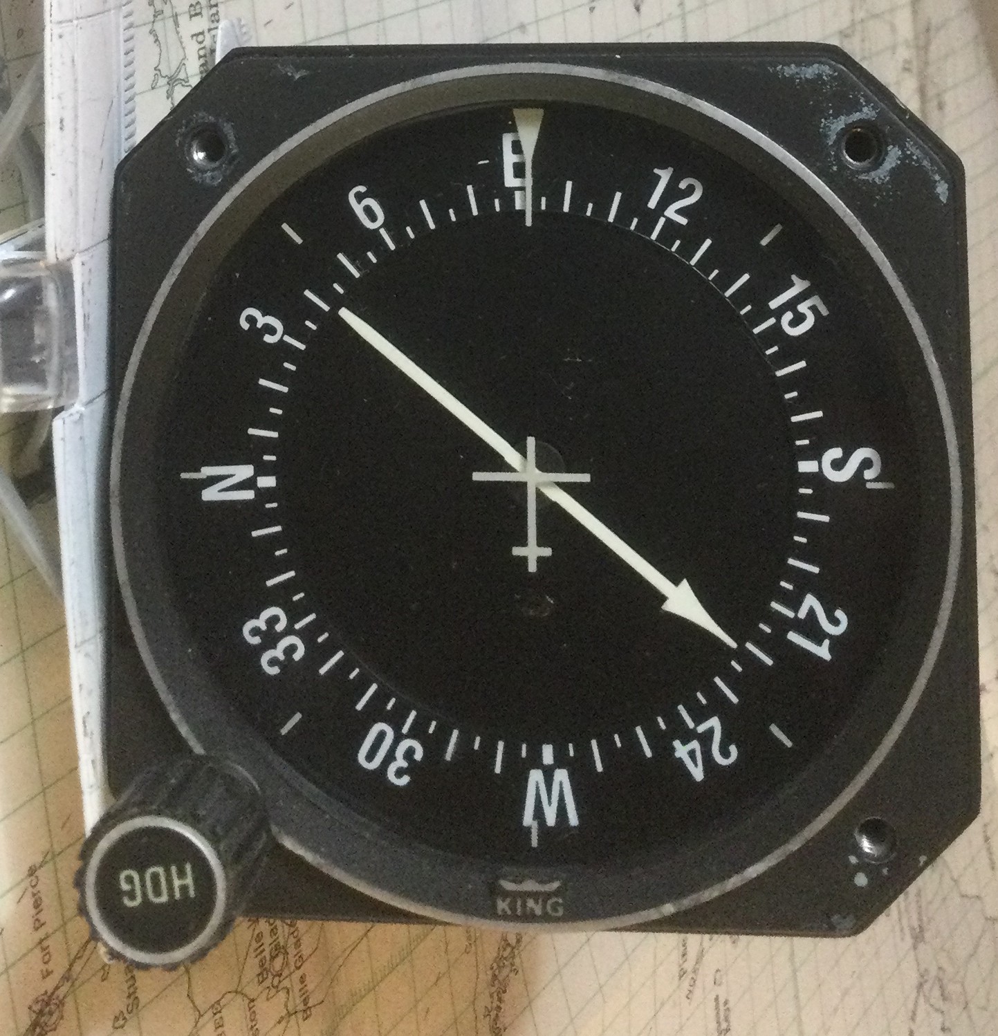 Bendix King KI-227 KI227 ADF Bearing Indicator