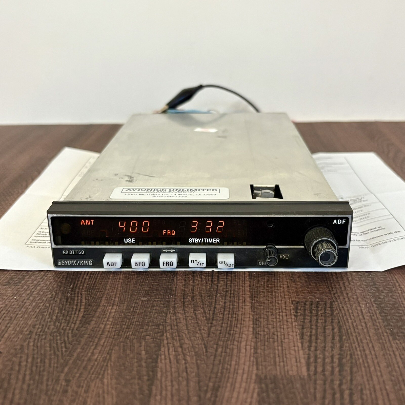 Bendix King KR 87 ADF Receiver 066-1072-00