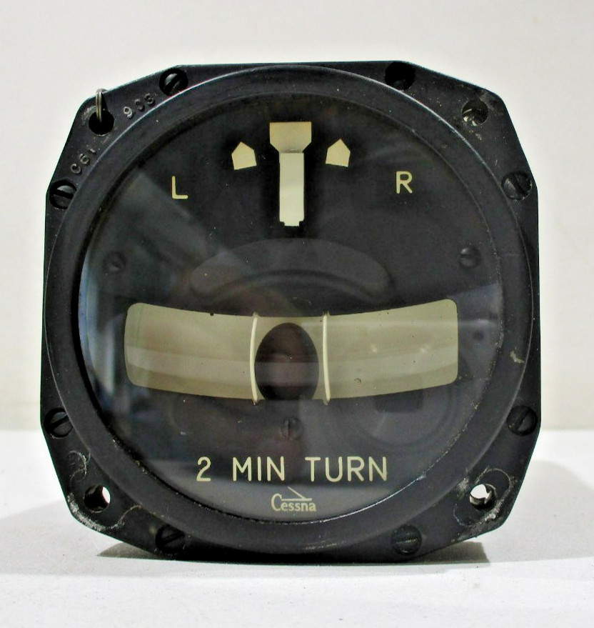 Cessna Vintage Aircraft Indicator Electric Turn