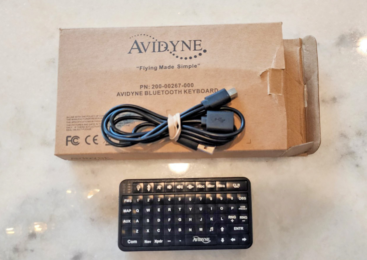 Avidyne Aviation Bluetooth Mini Keyboard, p