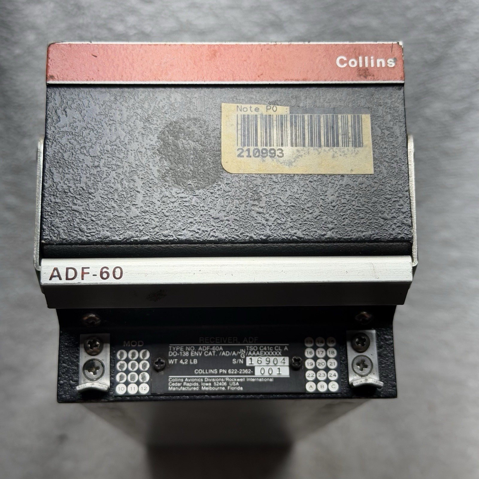 Collins Aerospace ADF-60A ADF Receiver Module 622-2362-001 W