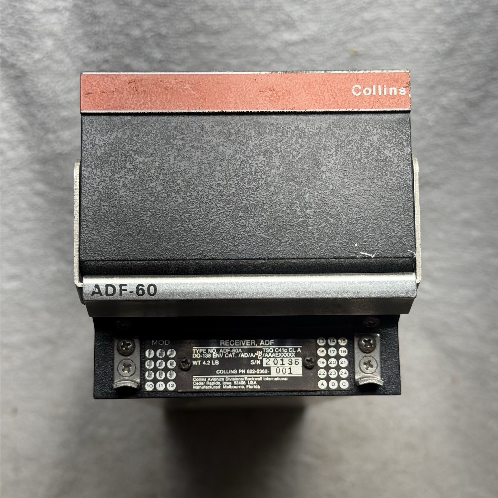 Collins Aerospace ADF-60A ADF Receiver Module 622-2362-001 W