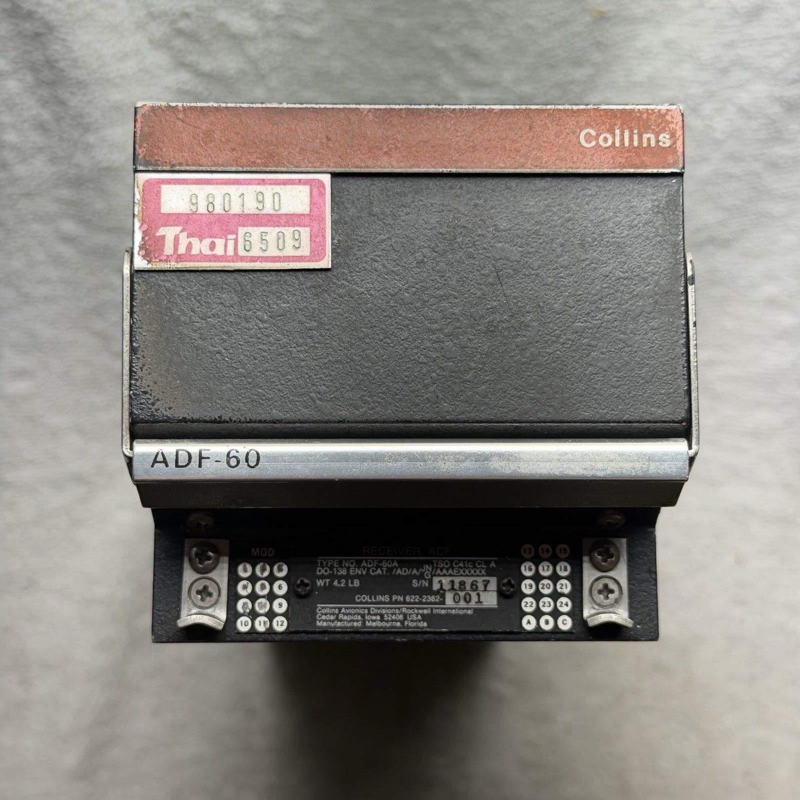 Collins Aerospace ADF-60A ADF Receiver Module 622-2362-001 W