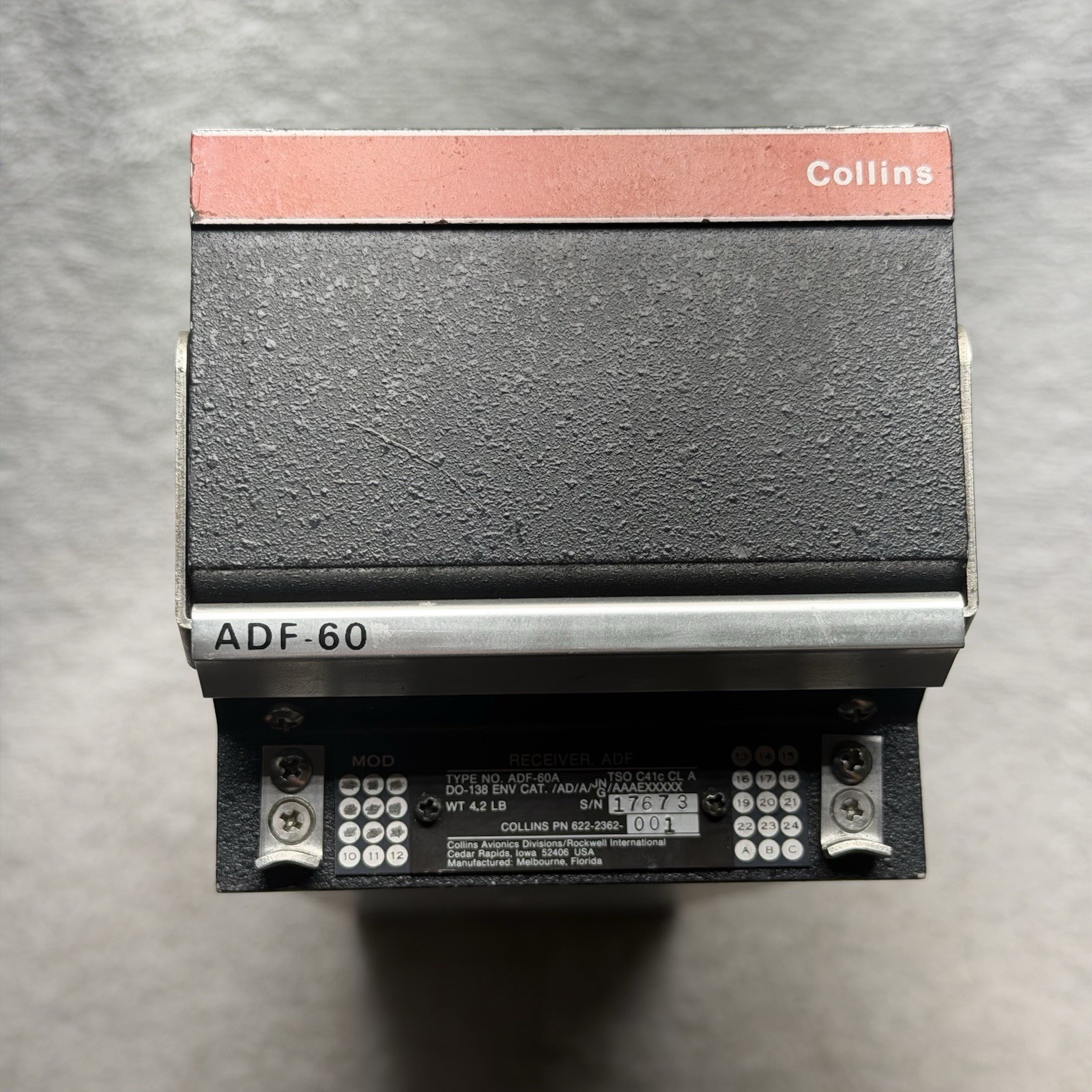 Collins Aerospace ADF-60A ADF Receiver Module 622-2362-001 W