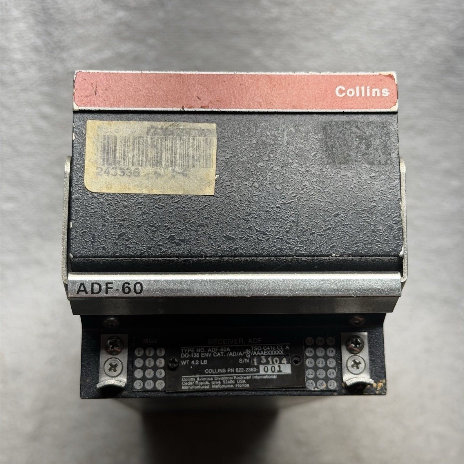 Collins Aerospace ADF-60A ADF Receiver Module 622-2362-001 W