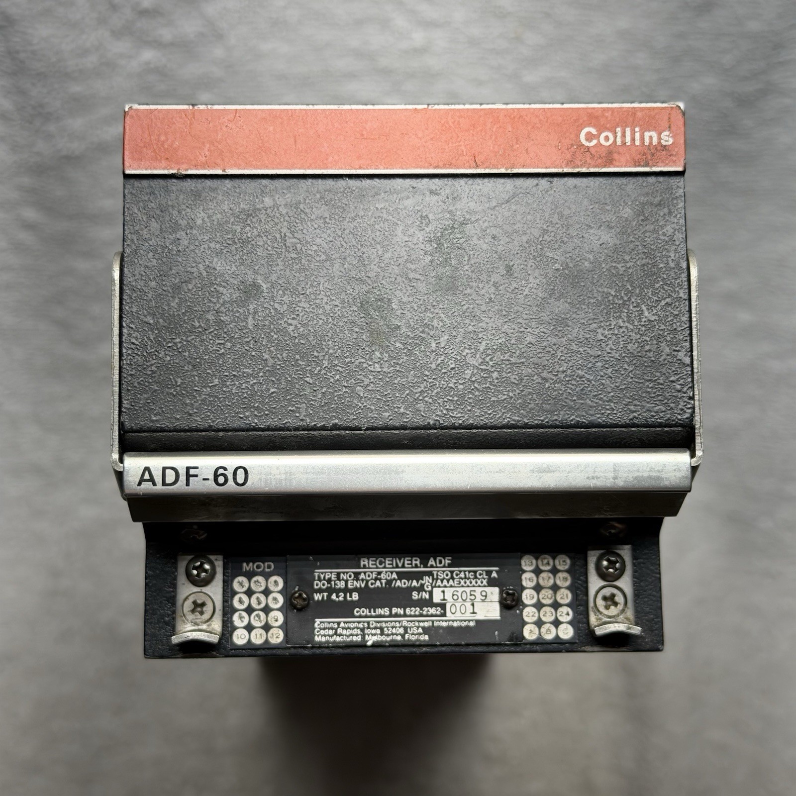 Collins Aerospace ADF-60A ADF Receiver Module 622-2362-001 W