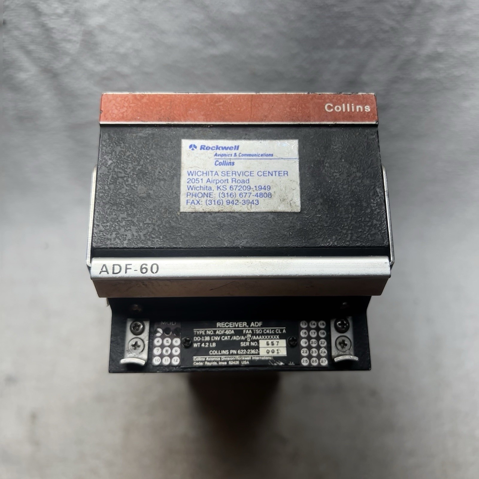 Collins Aerospace ADF-60A ADF Receiver Module 622-2362-001 W