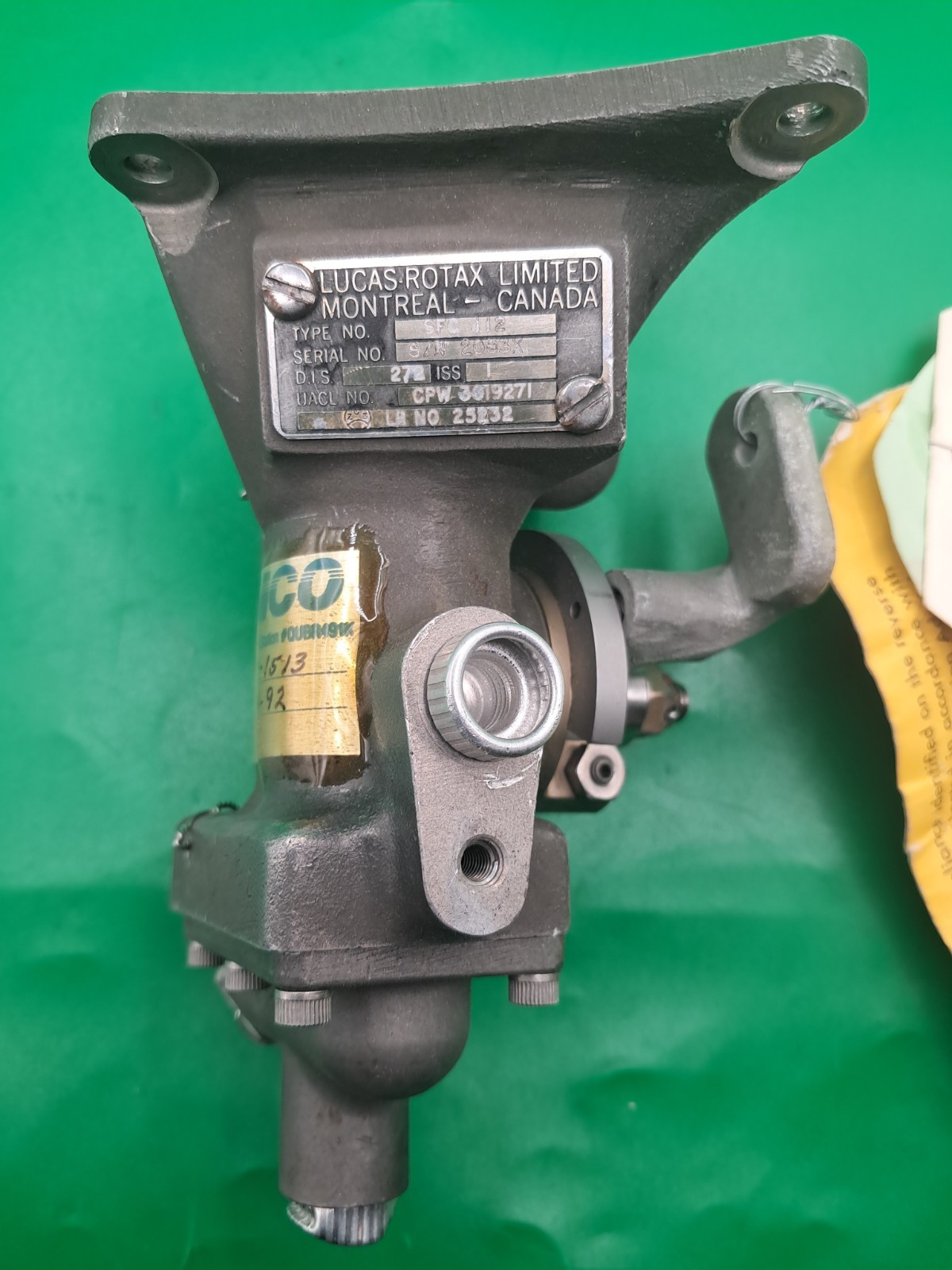 Rotax LUCAS- LIMITED CANADA-P