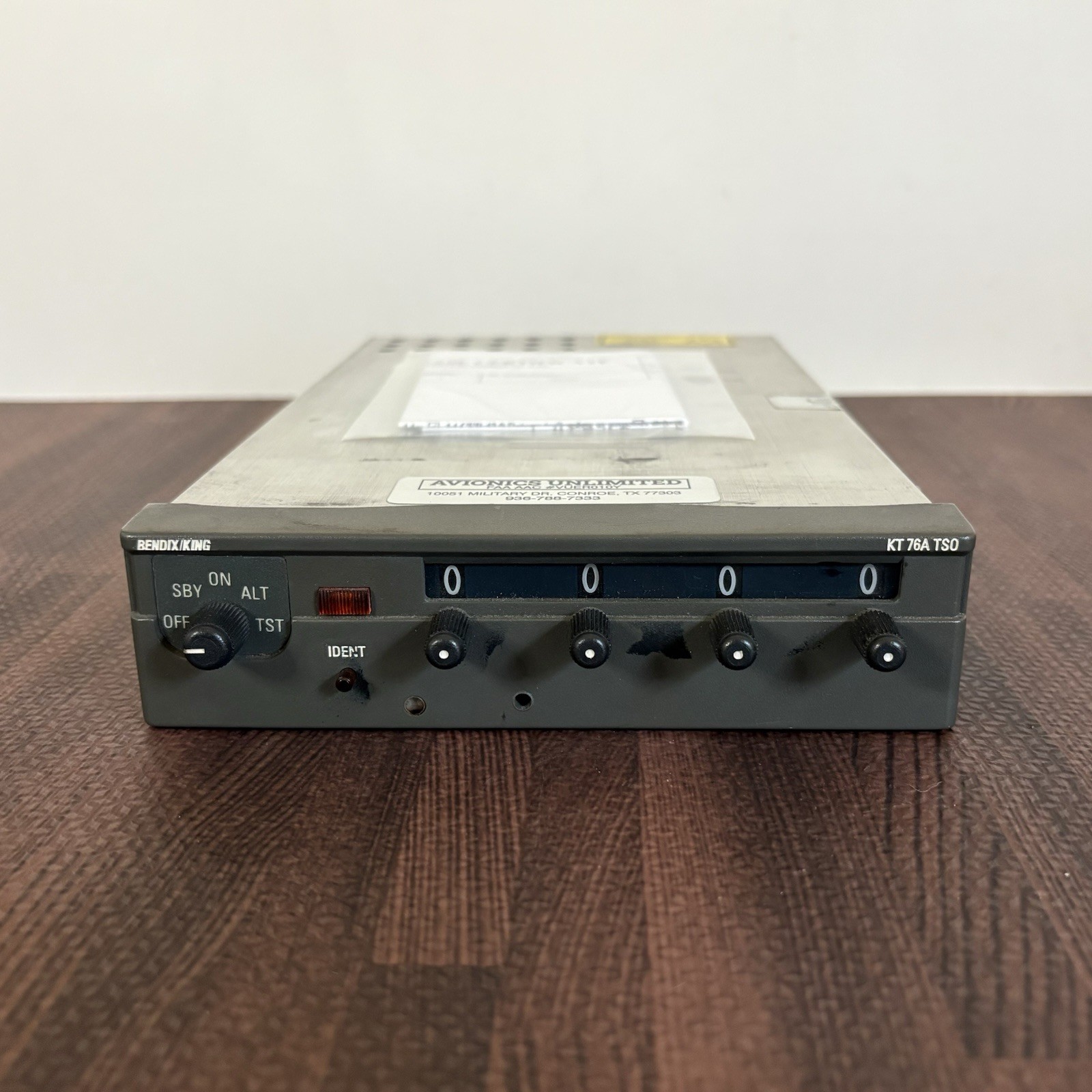 Bendix King KT 76A Transponder PN 066-1062-10-