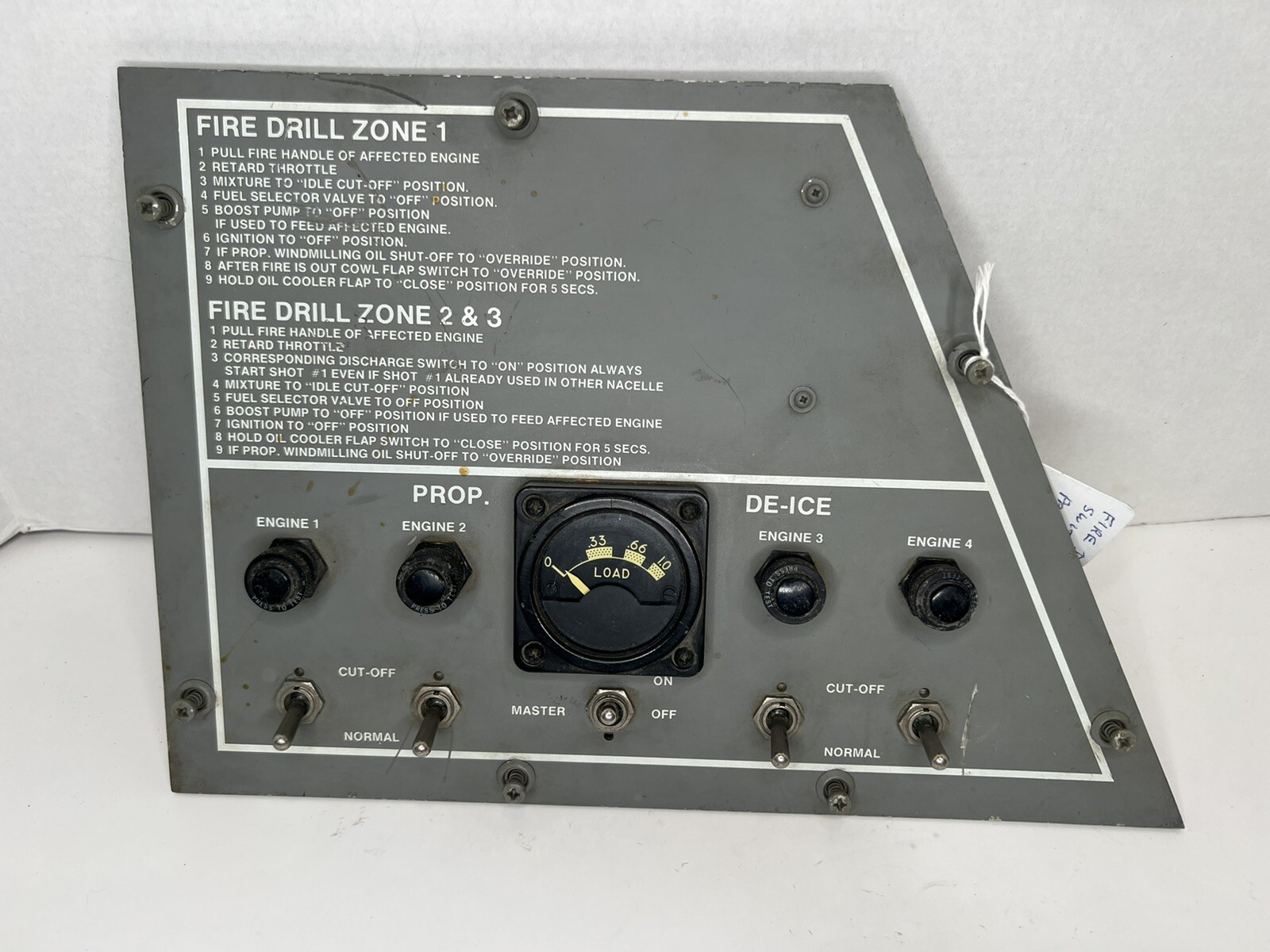 Argus Aurora Airplane Panel Part, Fire