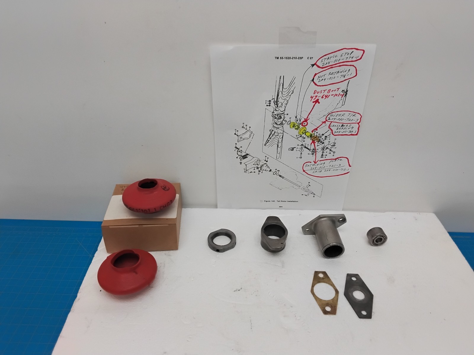 Bell Helicopter UH-1 Tail Rotor Slider W