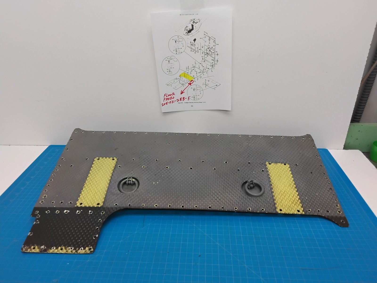Bell Helicopter UH-1H Cabin Floor Structural