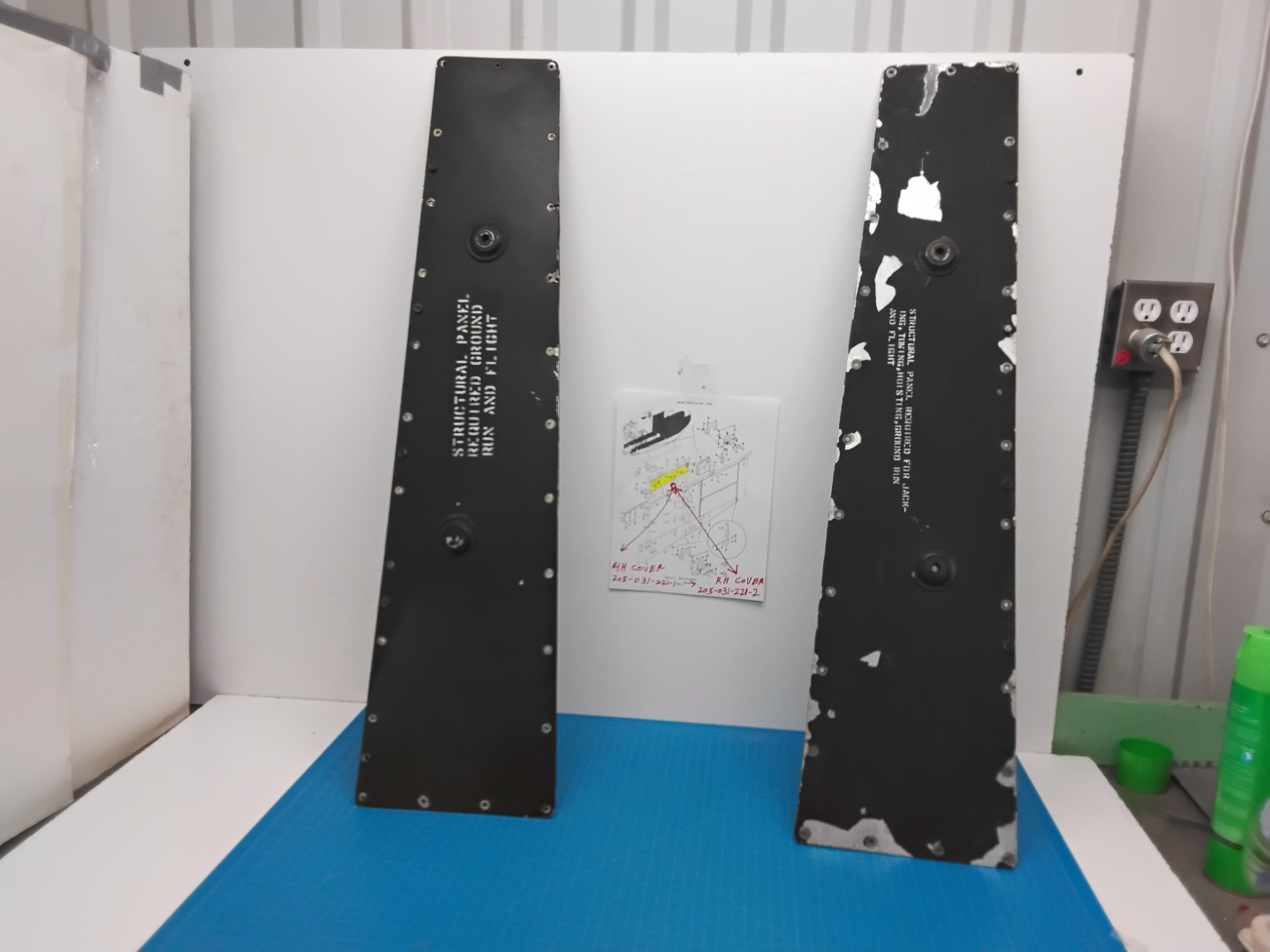 Bell Helicopter UH-1H Pylon Structural Panels, PN#