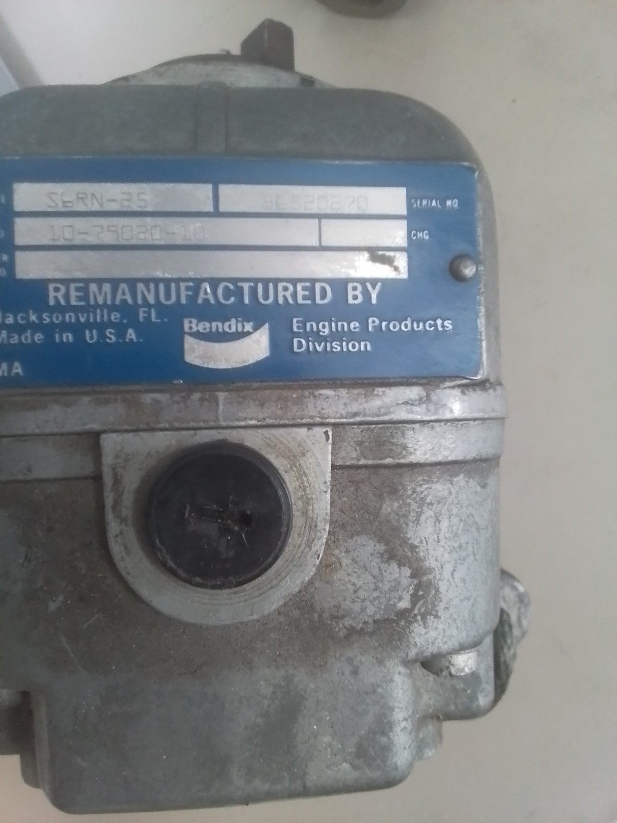 Bendix King Two (2) Bendix S6RN-25 Magneto P