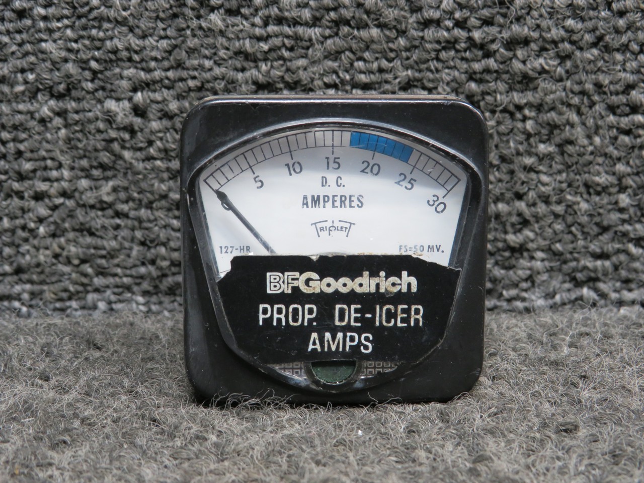 Bf Goodrich P-3E1389-8 Propeller De-Icer Ammeter Indicator