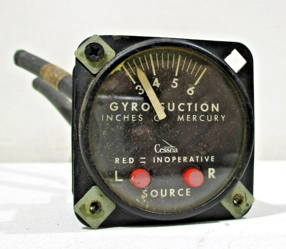 Cessna Airborne Aircraft Dual Gyro Pressure