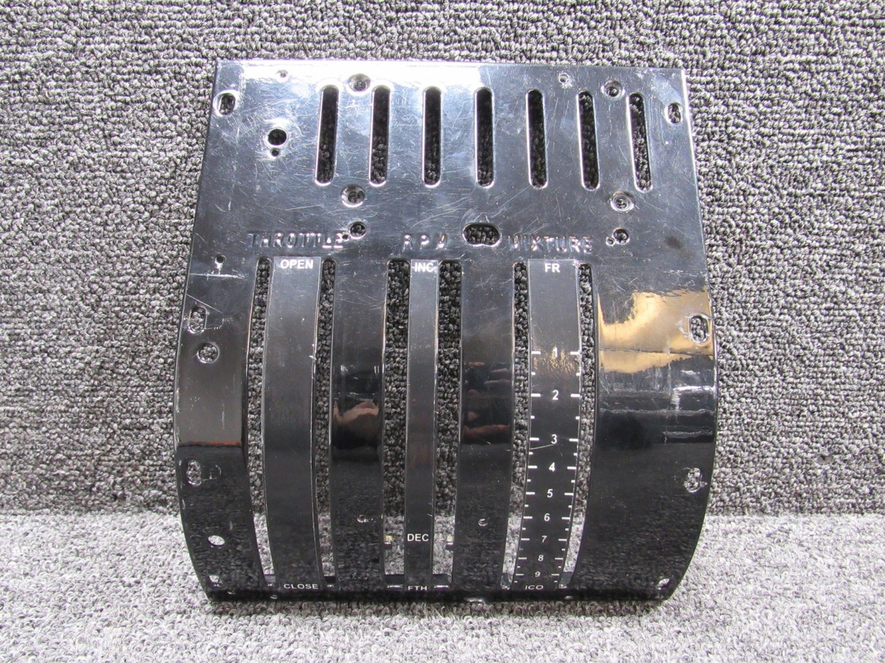 Cessna Aircraft Parts 5111572-11 Cessna 421C Control Quadrant Cover