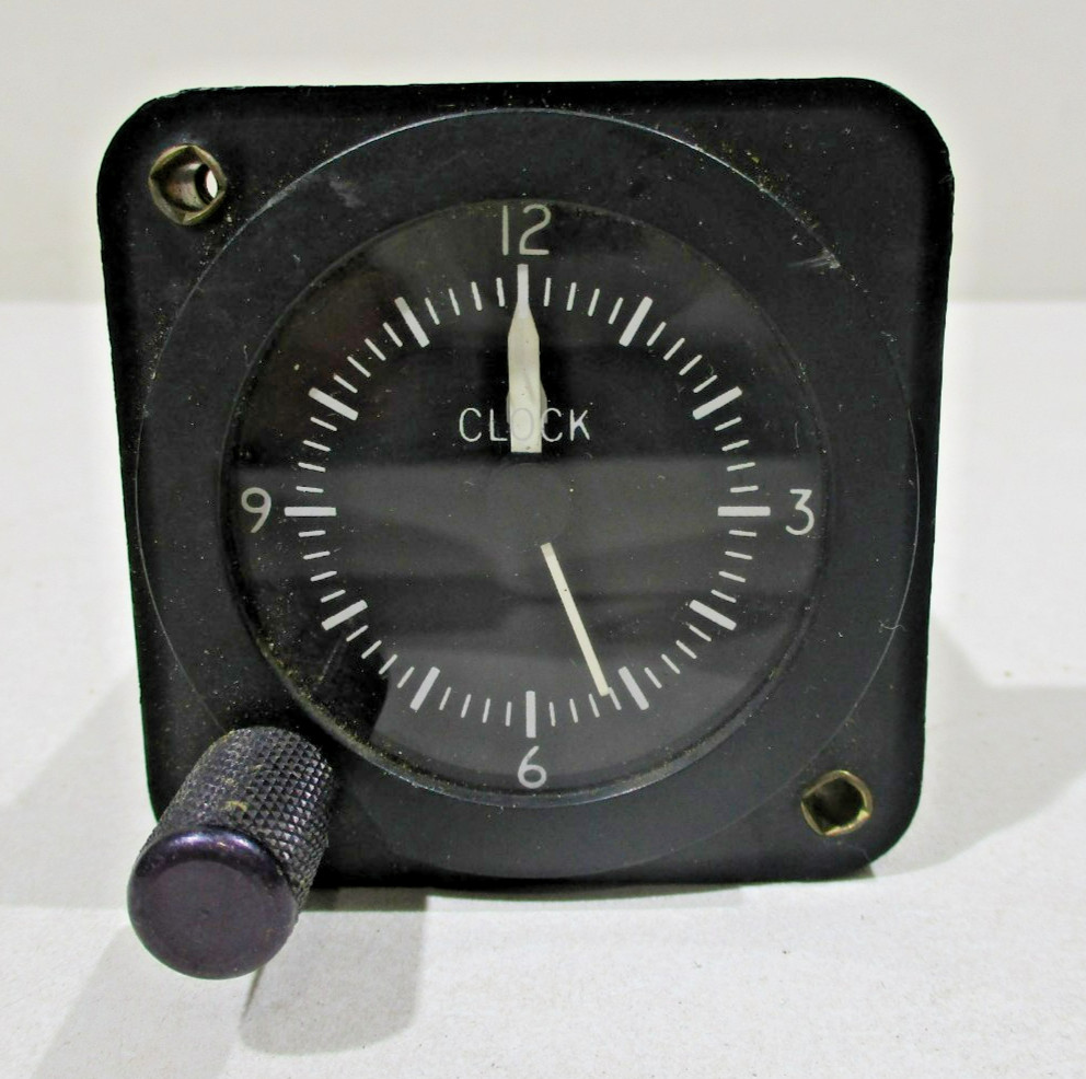 Cessna Borg Instruments Clock C664508-0101