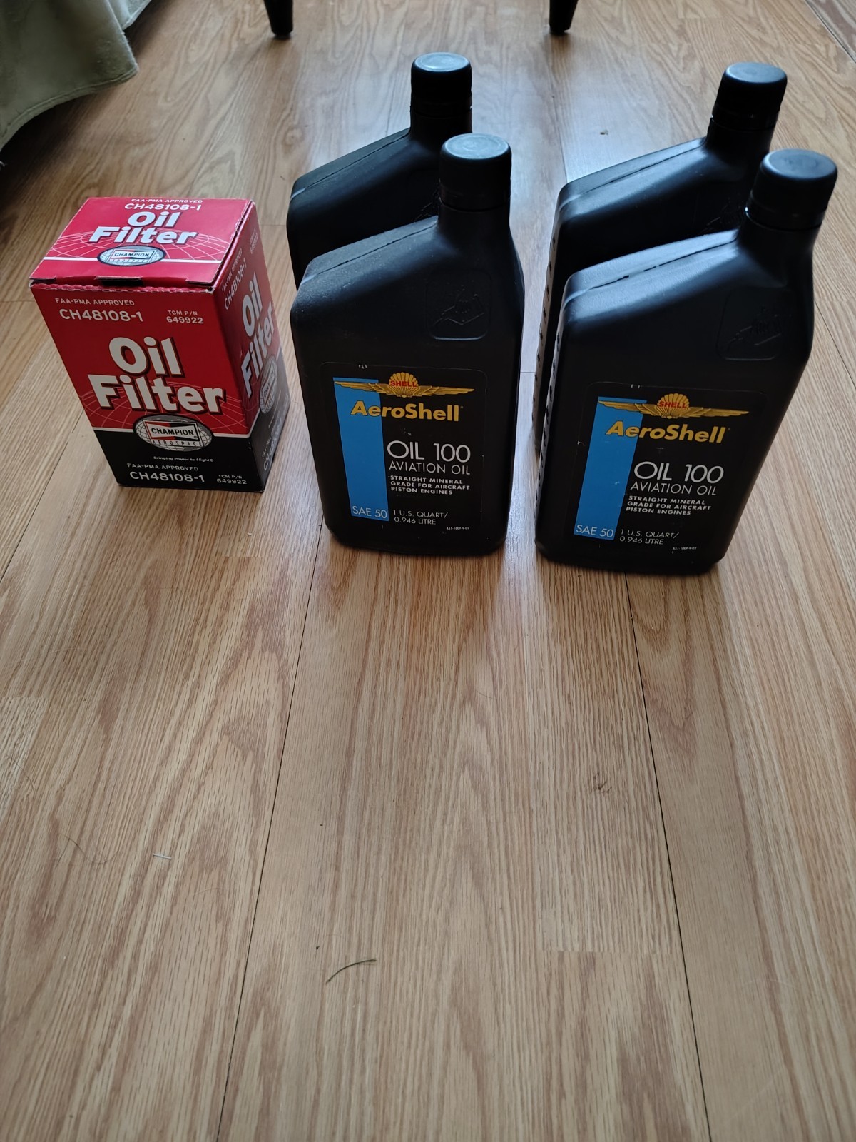 Champion NEW Aerospace Aircraft Oil Filter