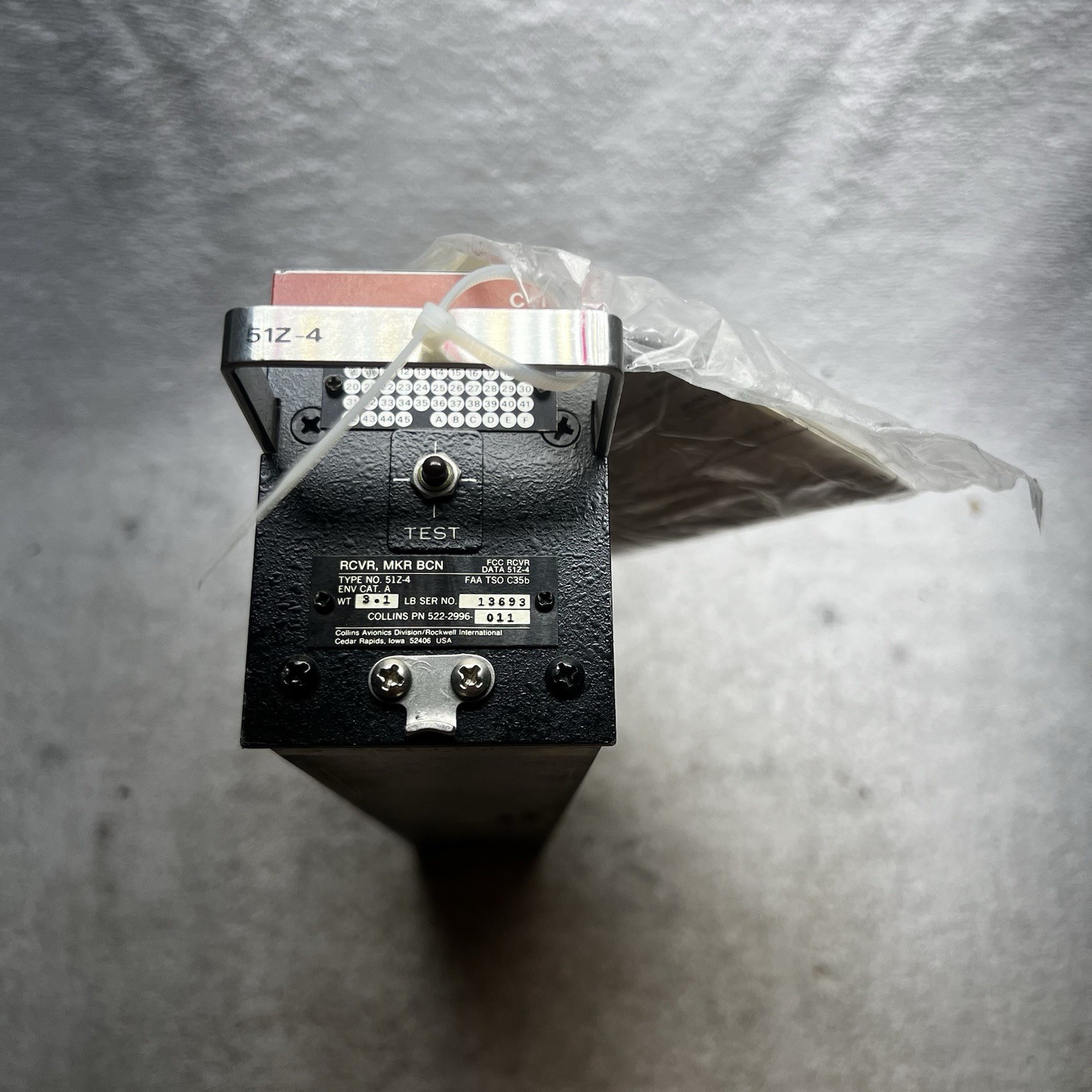 Collins 522-2996-011 Radio 51Z-4 Marker Beacon