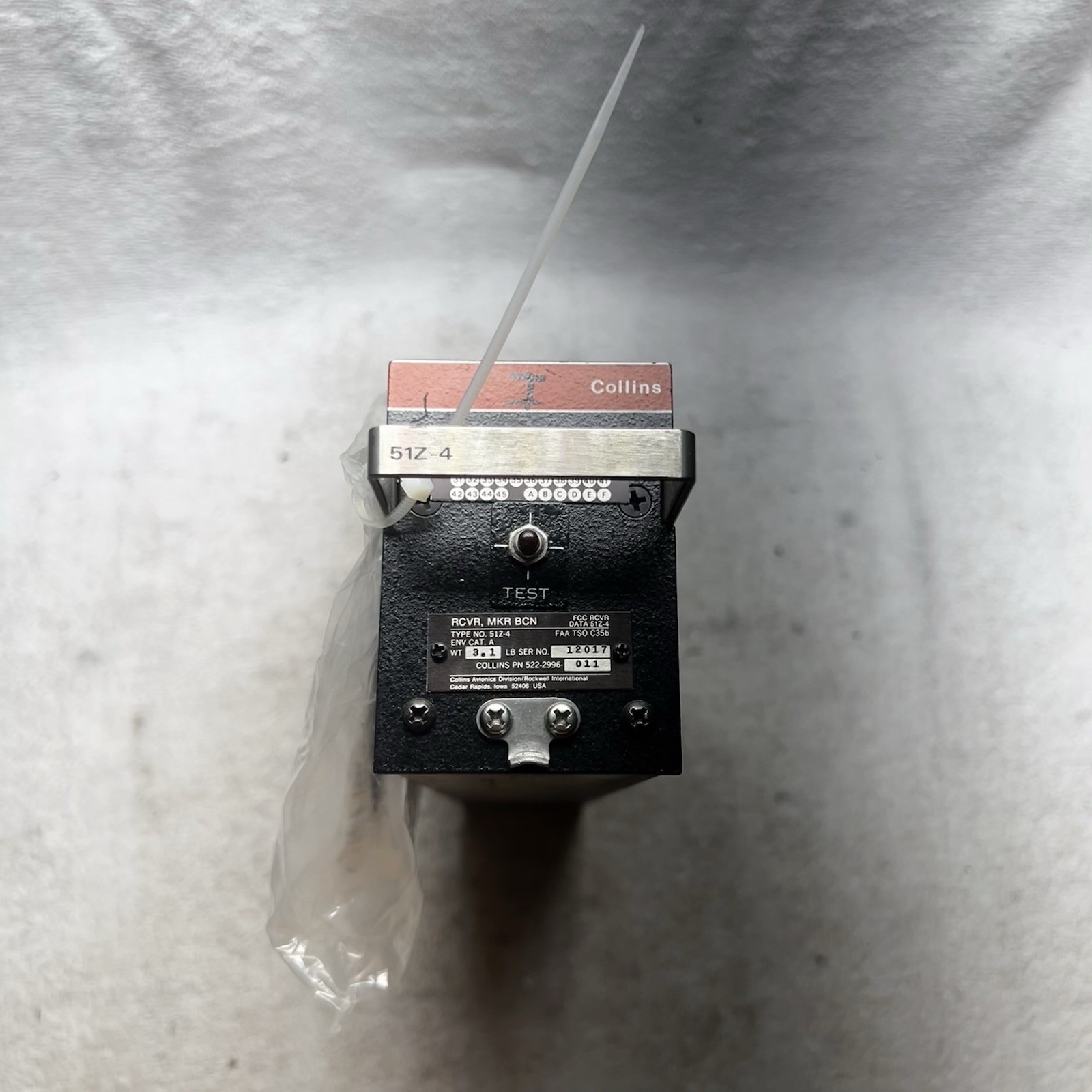Collins 522-2996-011 Radio 51Z-4 Marker Beacon