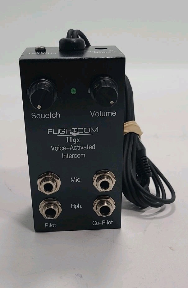 Flightcom IIGX 2GX Pilot Voice Activated