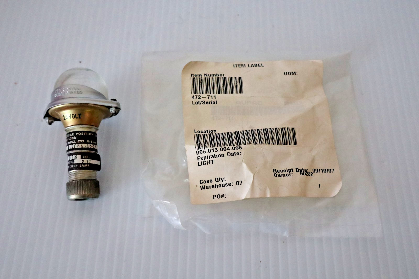 Grimes A-2064-1683 Tail Position Light Piper