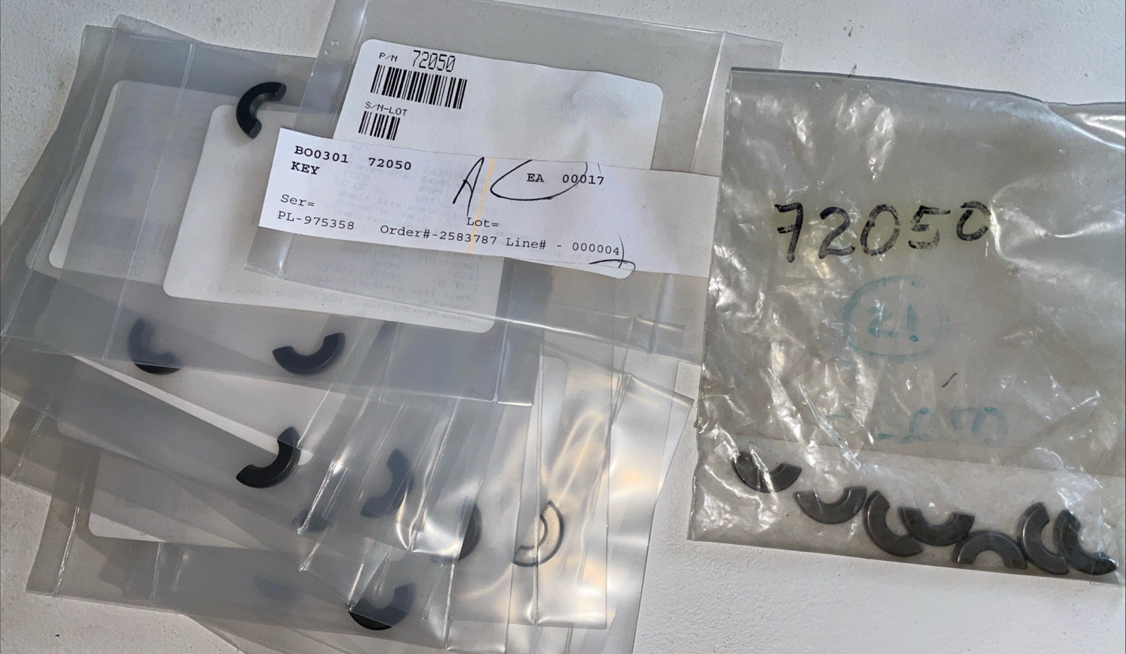 Lycoming Intake Valve Keys, Lot of