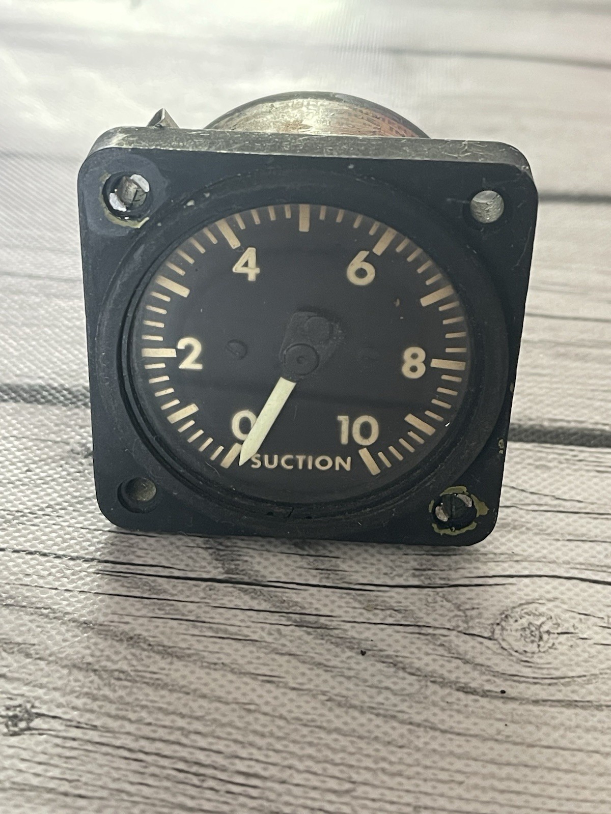 Manning Maxwell & Moore Vintage Military Aircraft Suction Gauge
