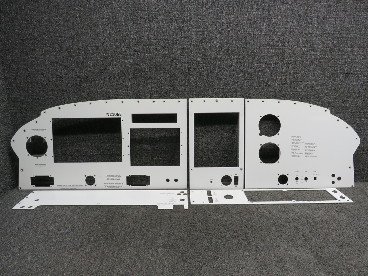 Piper Aircraft Parts Piper PA34-200T Aftermarket Instrument Panel Set