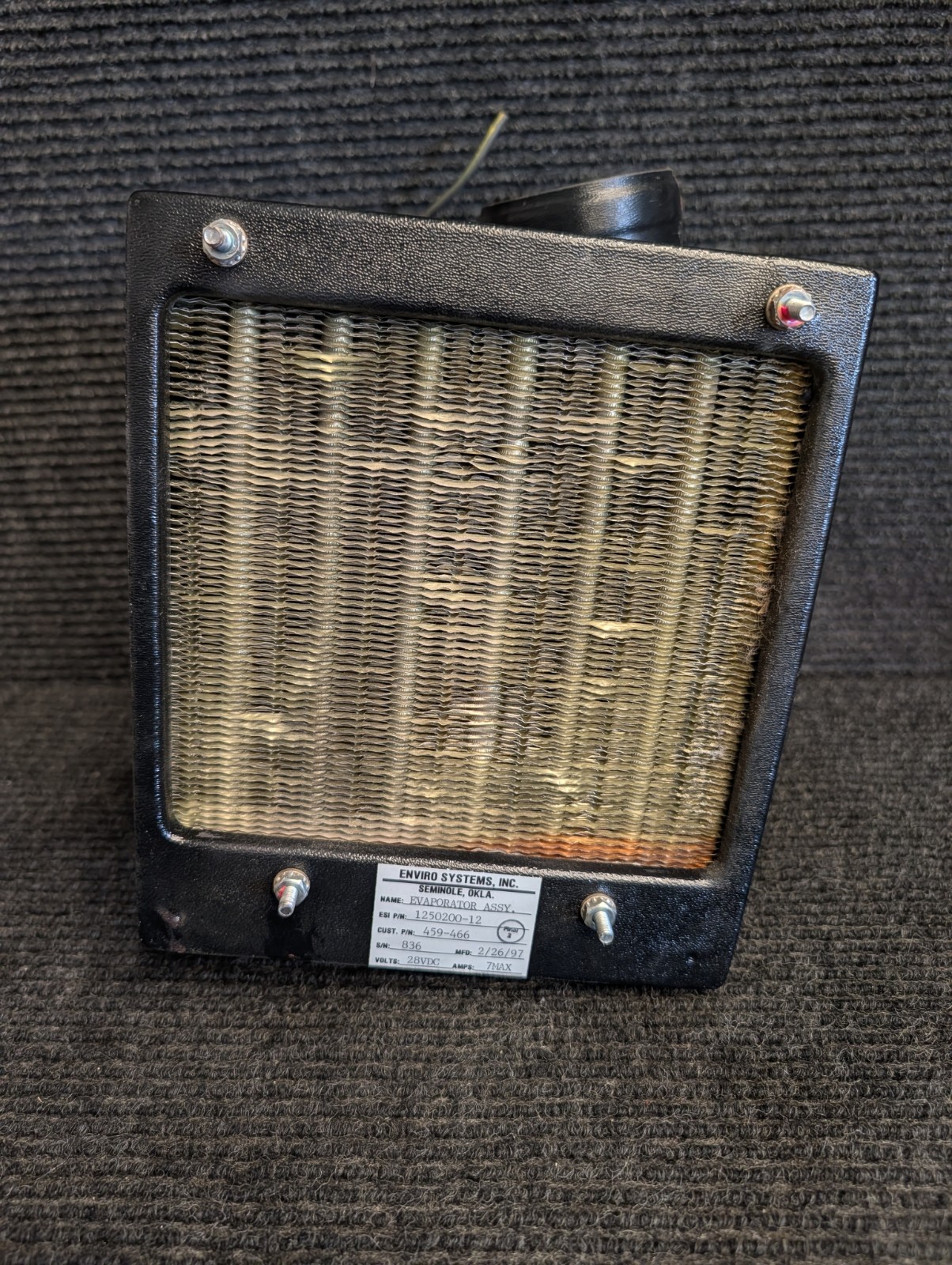 Piper EnviroSystems Evaporator Assy (PA46), Part#