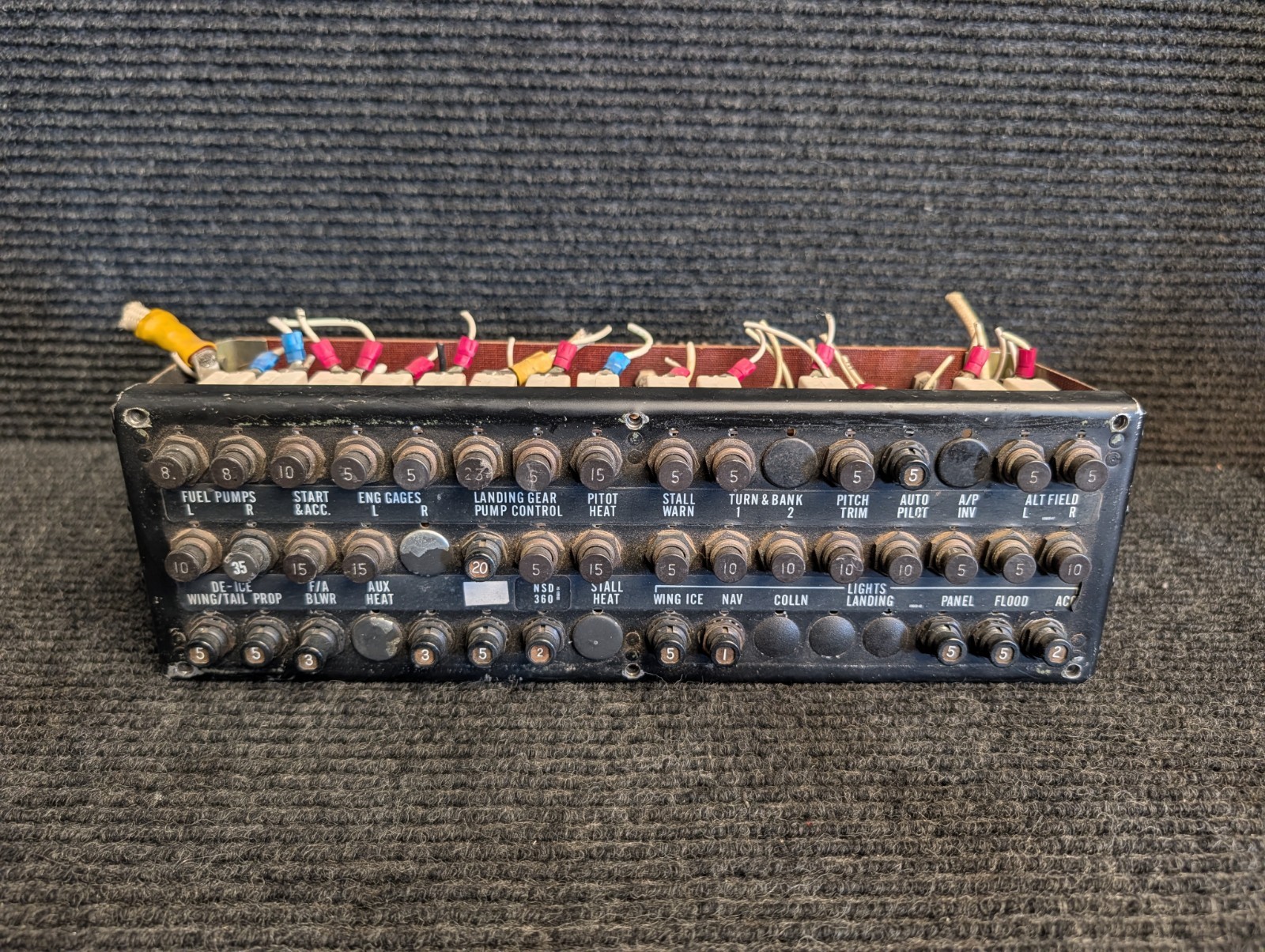 Piper PA34 Circuit Panel