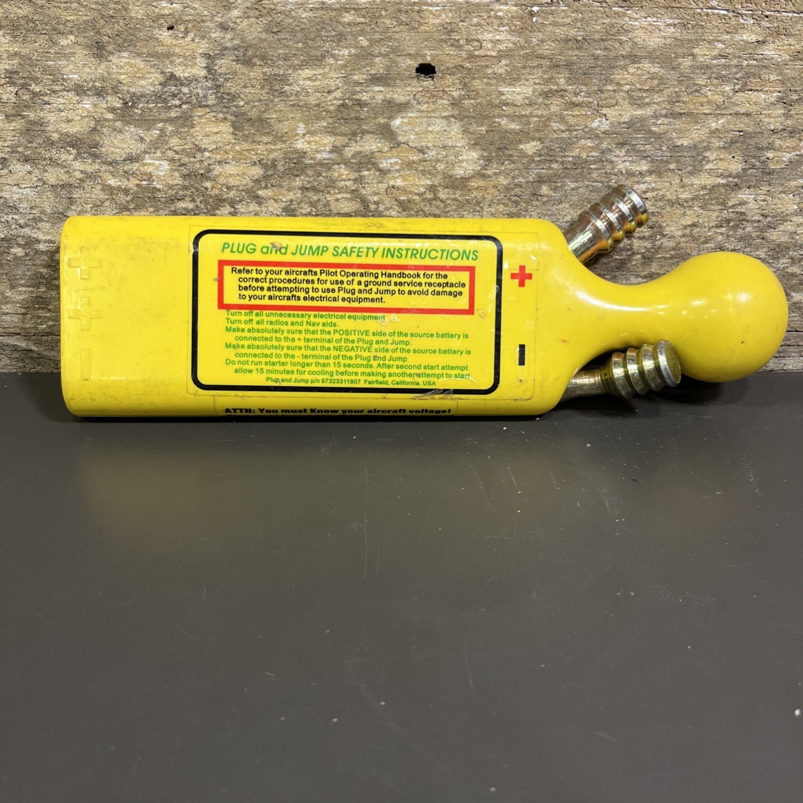 Plug & Jump UNIVERSAL Aircraft Jumper Untested As