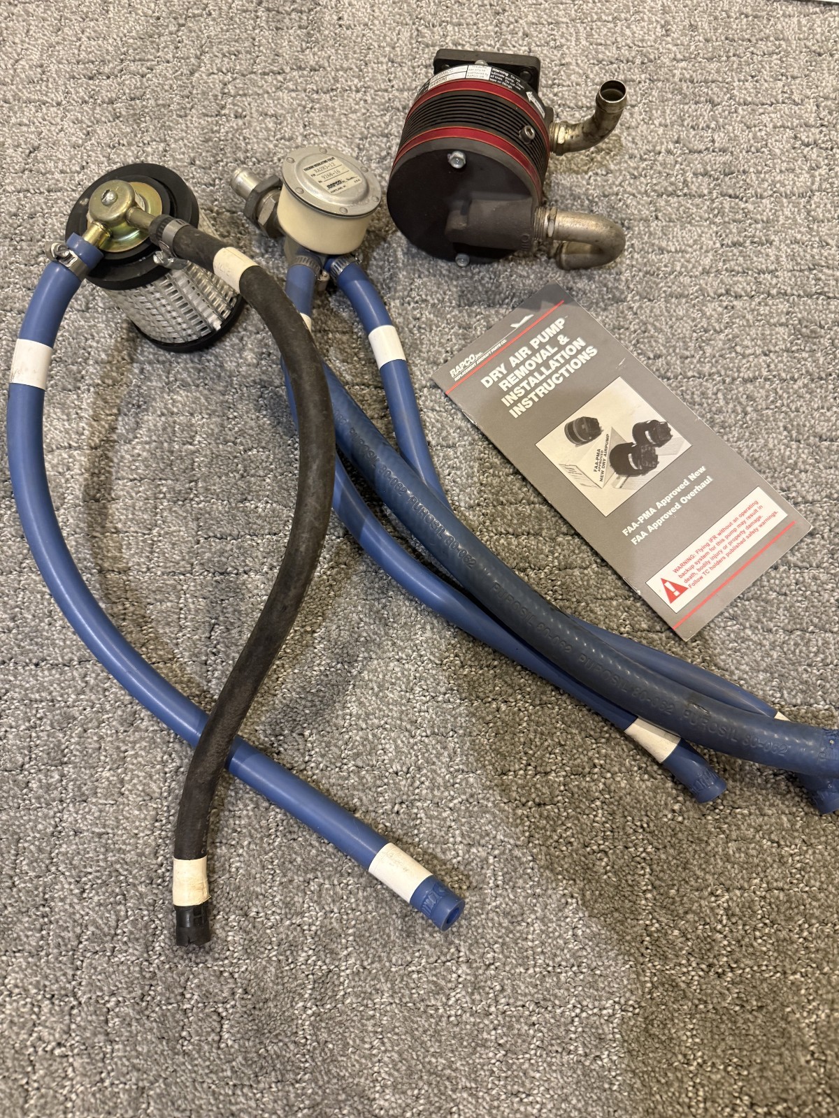 Rapco Aircraft Dry Vacuum Pump System