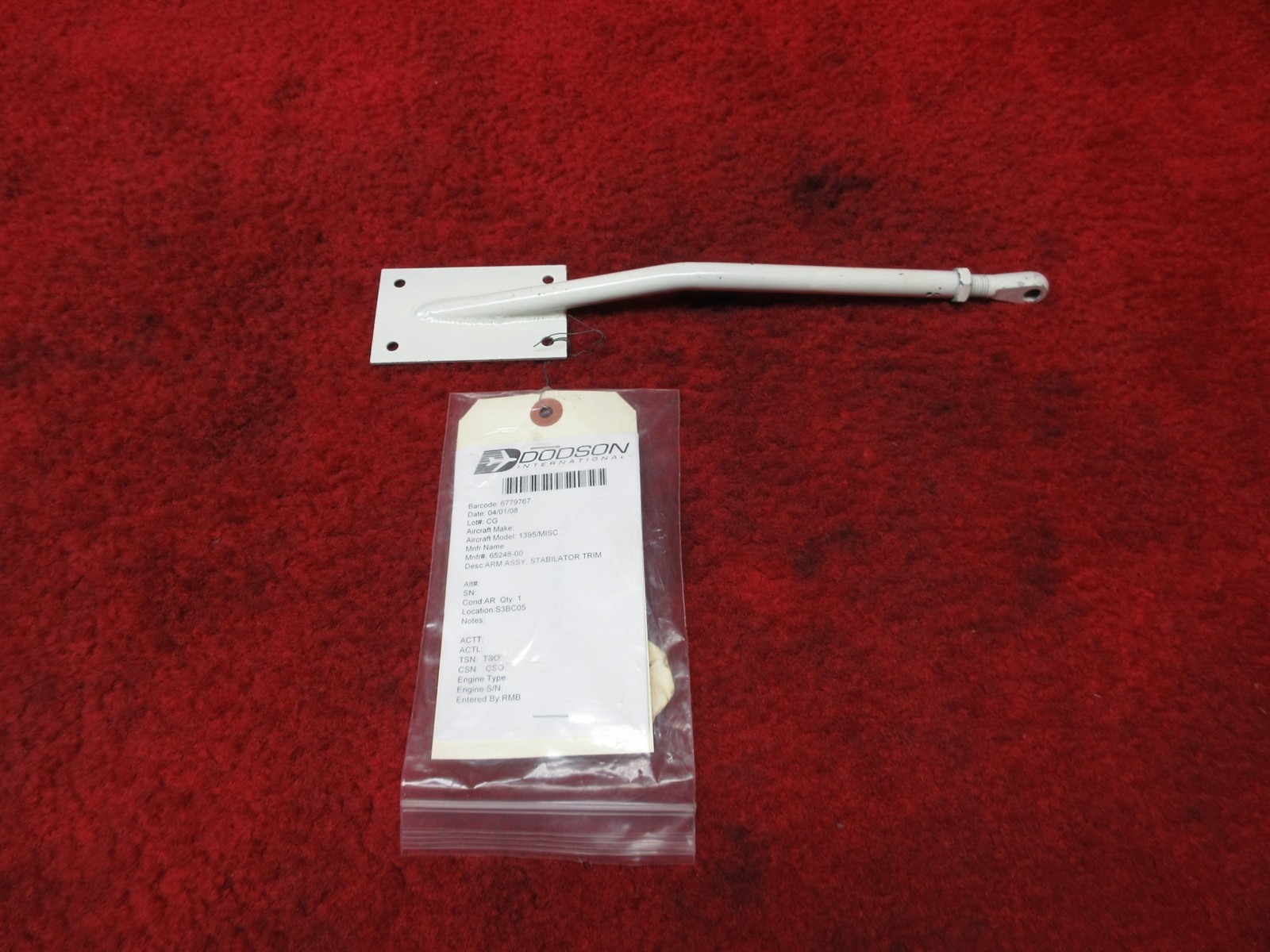 Unbranded Piper PA-28 Stabilator Trim Rod