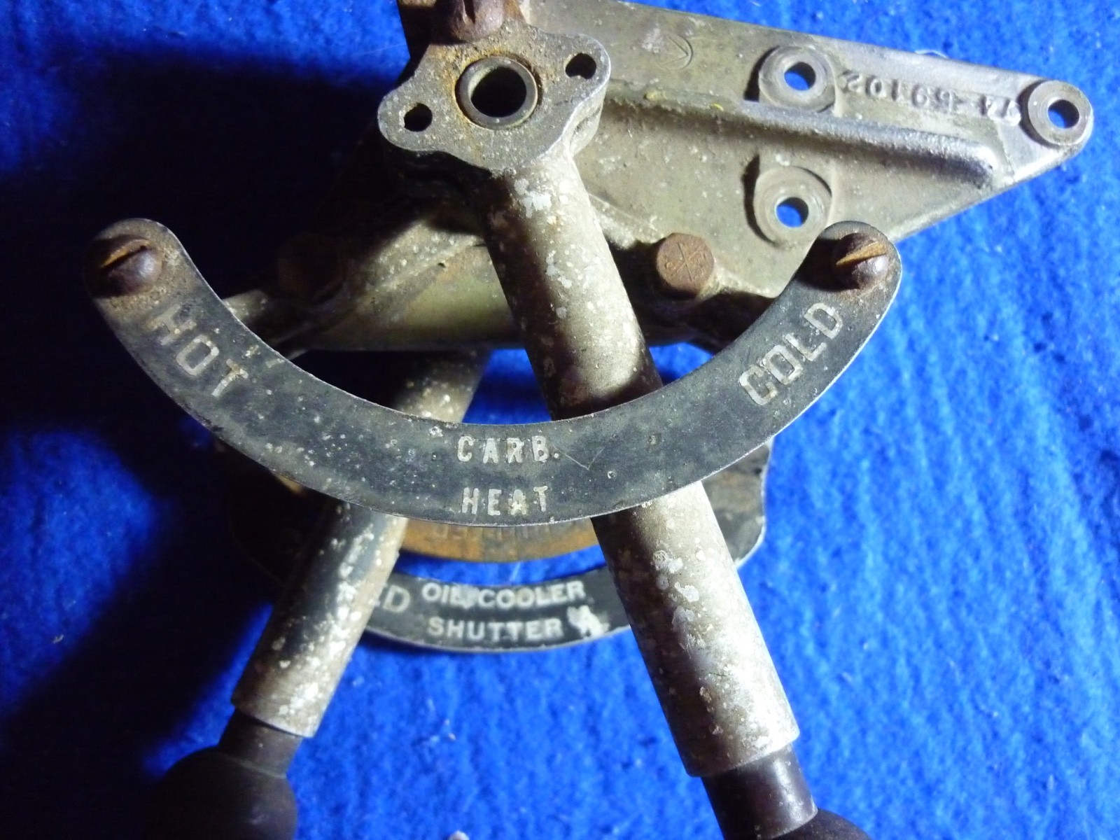 Unbranded Vintage Aircraft Mixture Control Quadrant