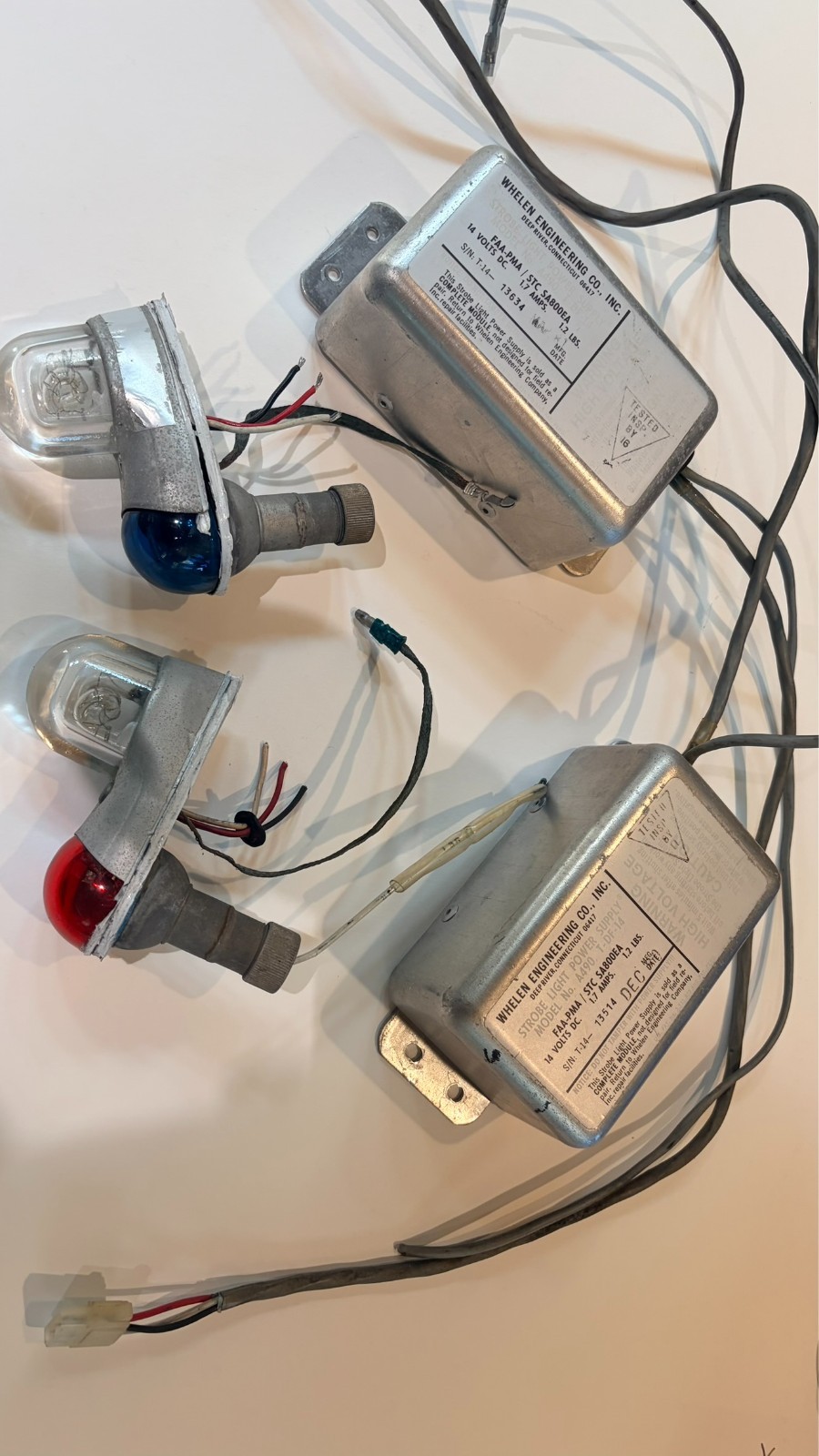 Whelen Wingtip Nav lights with Stobe