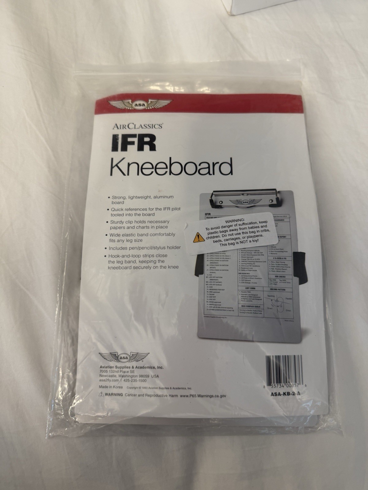 Asa IFR Kneeboard