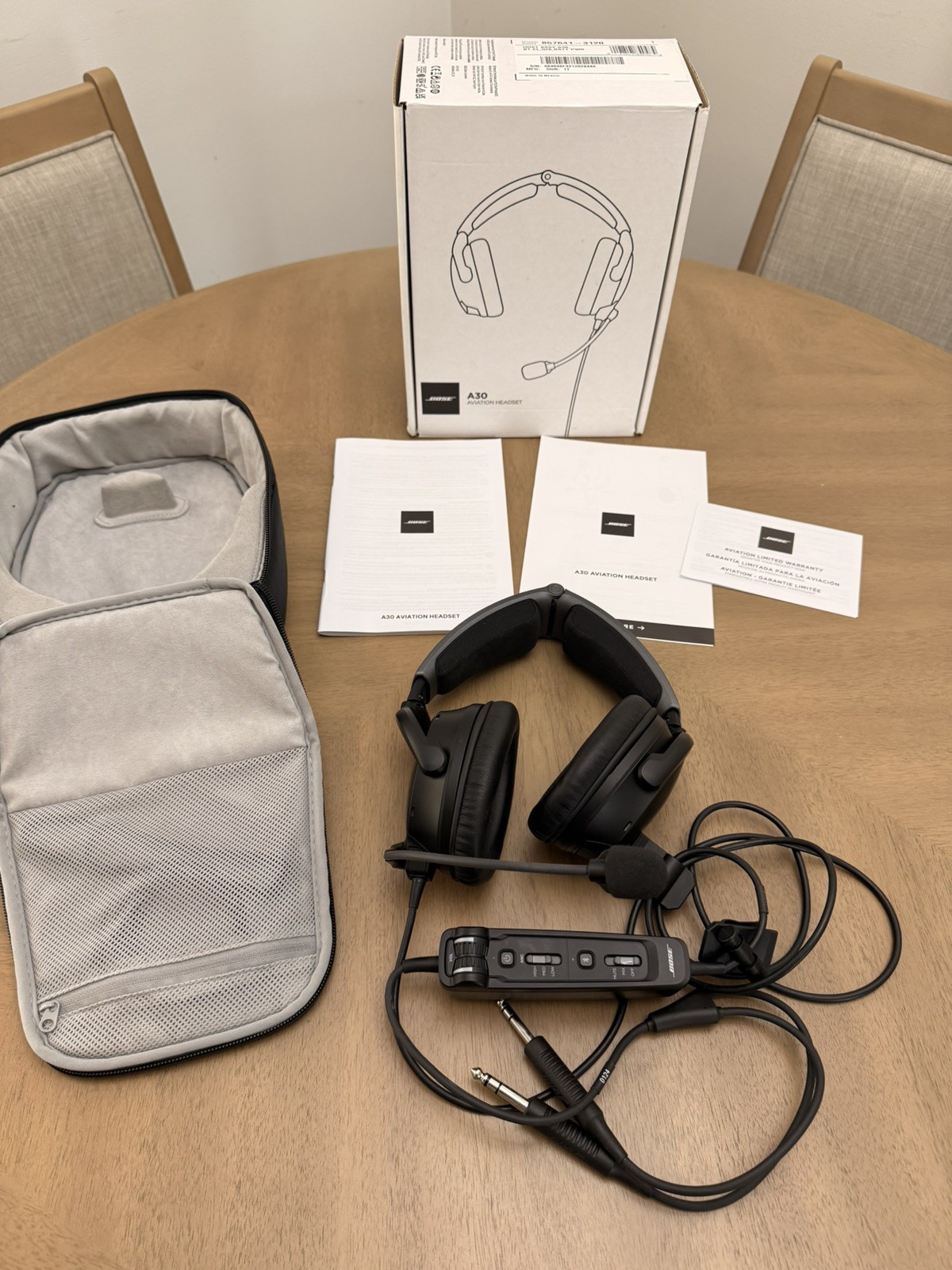 Bose A30 ANR Aviation Headset Dual
