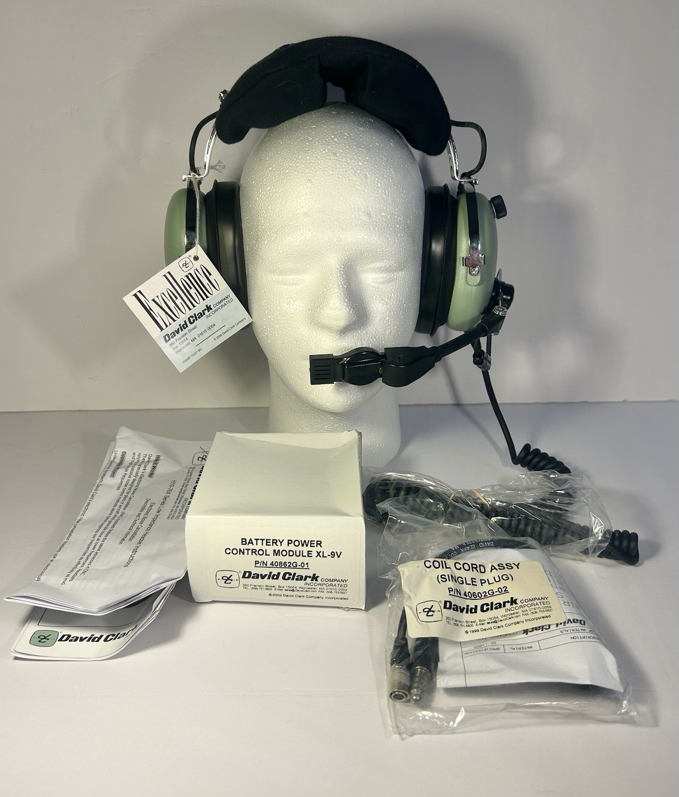 David Clark Aviation Headset Microphone H10-76X New