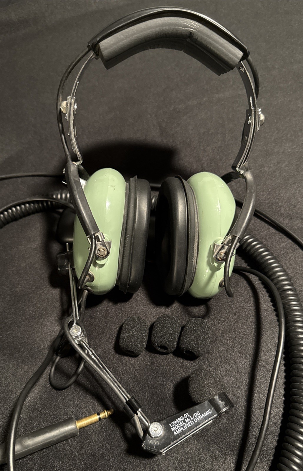 David Clark Military Grade Aviation Headset With M1