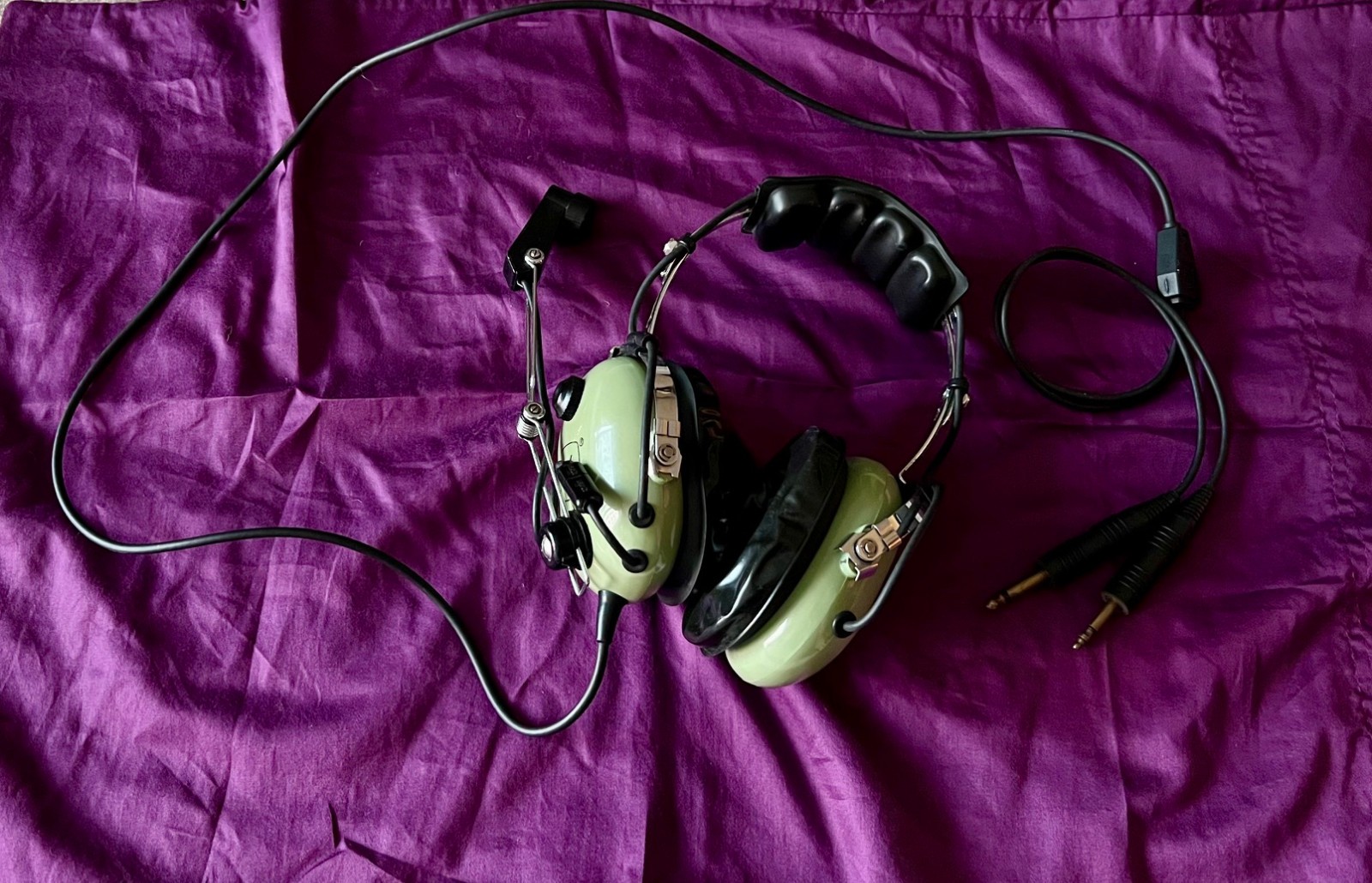 David Clark Vintage H10-30 Aviation Pilot Headset