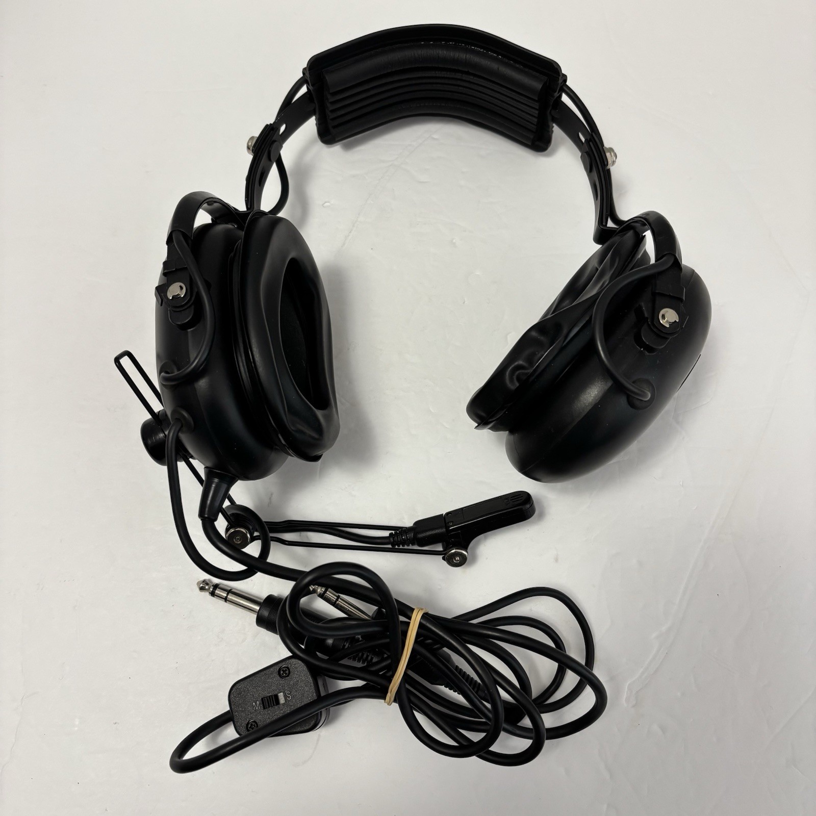 Flightcom Aviation Helicopter Headset Flight Com