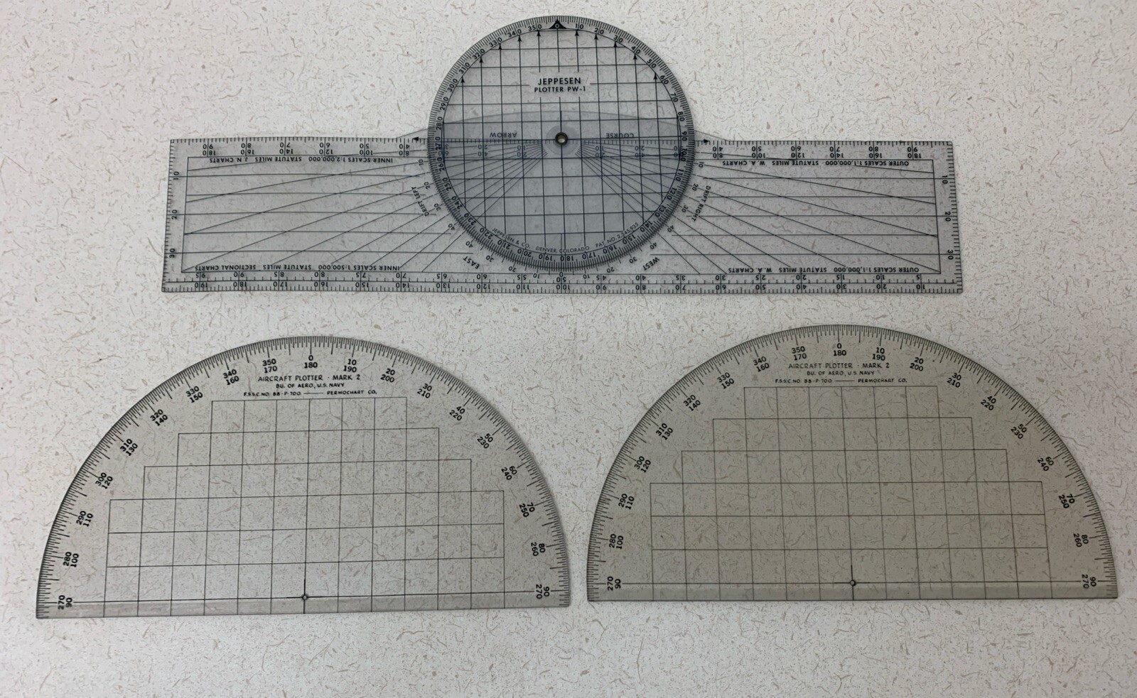 Jeppesen DRAFTING PW-1 Rotating Plotter &