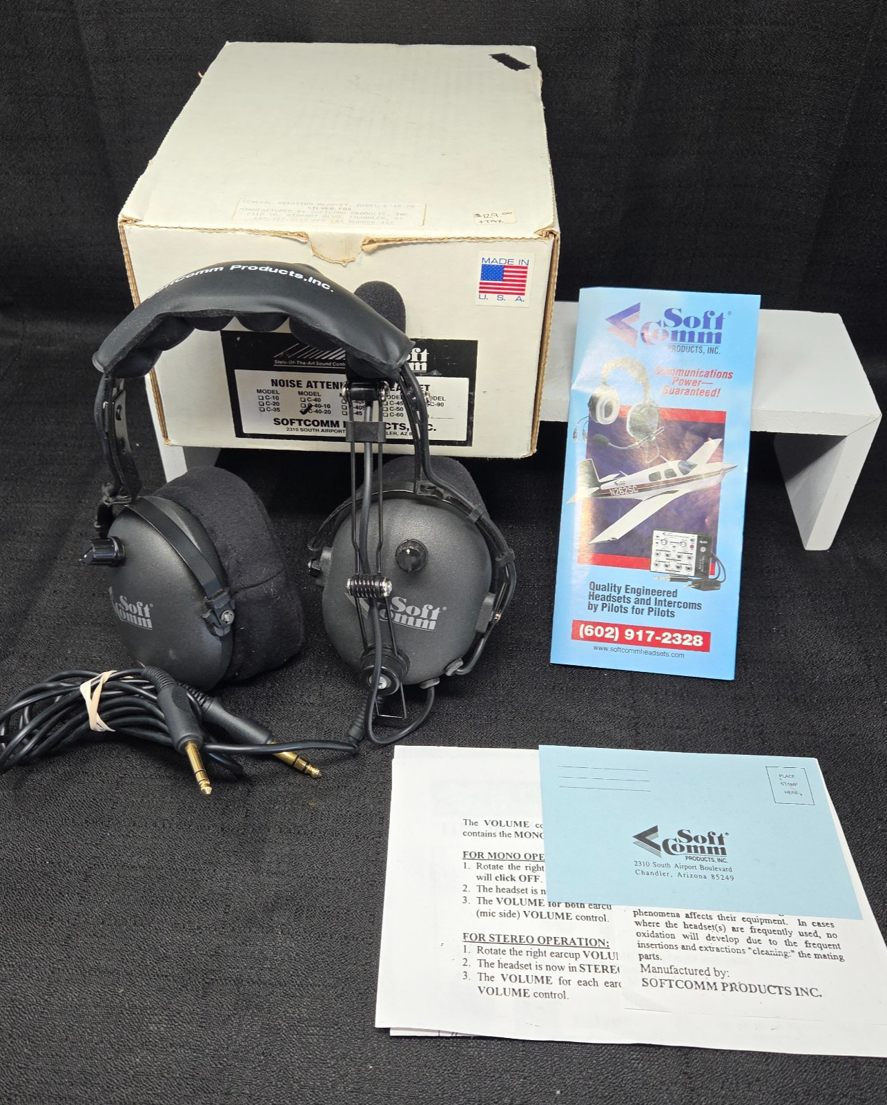 Softcomm C-40-20 Silver Fox Noise Attenuating