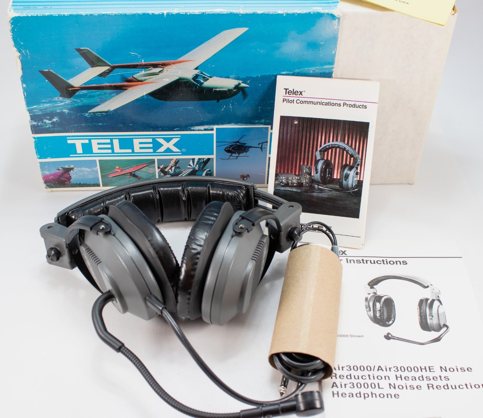 Telex Aviation Pilot Communication Headphones Model