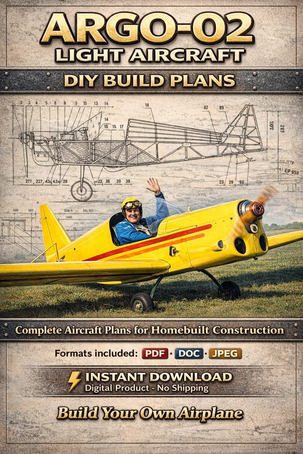 Plans Ultralight Aircraft –ARGO aircraft